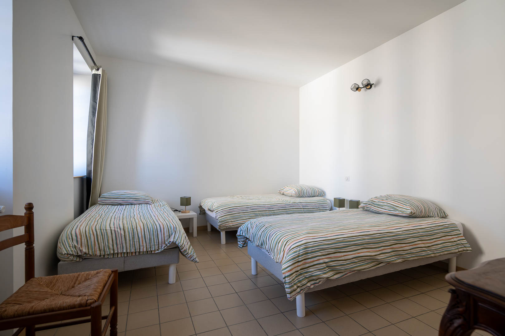 Vue du premier étage des chambres d'hôtes La Belle Étape